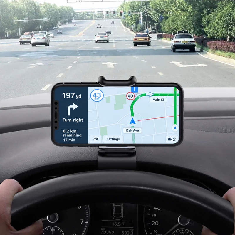 Rotatable Dashboard Car Cell Phone Holder
